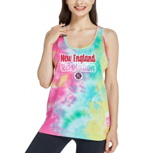 Concept Sports Women's New England Revolution Starstruck Tye-Dye Tank Top Size:M - Picture 1 of 7